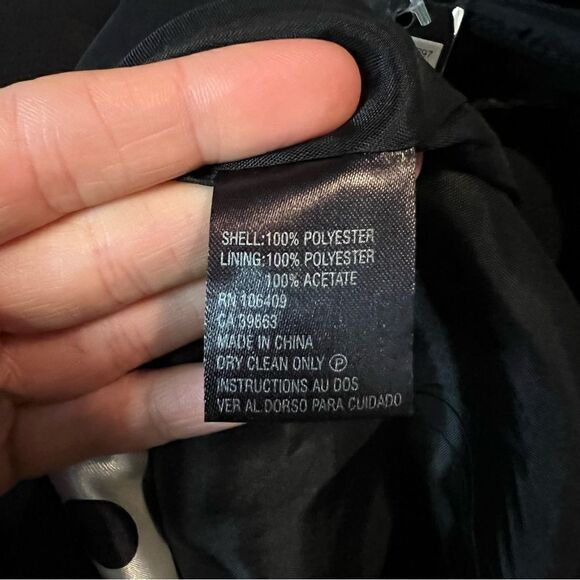 NWT! Tahari black short sleeve mini dress - Picture 8 of 14